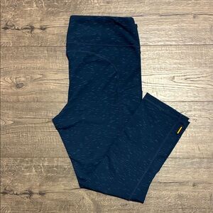 Lucy Navy Blue Cropped Leggings 21” - Size M